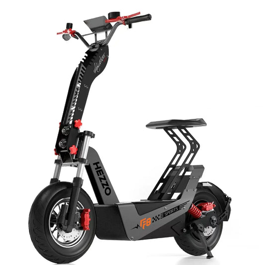 KTX-113107 F8 Electric Scooter - 8000W Motor, 72V 50Ah Battery, 100Km/h Max Speed, 150Km Range, Foldable Off-Road Design