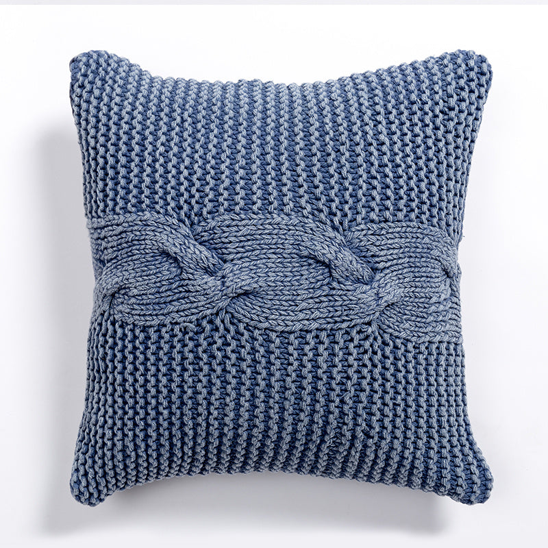HKM-113235 Nordic Hand Embroidered Ramie Cotton & Hemp Pillow Cushion Cover - 35x50CM & 45x45CM Sizes Available