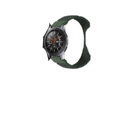 HKM-113427 Nylon Stretch Watch Strap for Samsung - 20mm & 22mm Options in Black, Army Green, Blue, Red, Pink