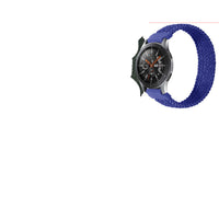 HKM-113427 Nylon Stretch Watch Strap for Samsung - 20mm & 22mm Options in Black, Army Green, Blue, Red, Pink