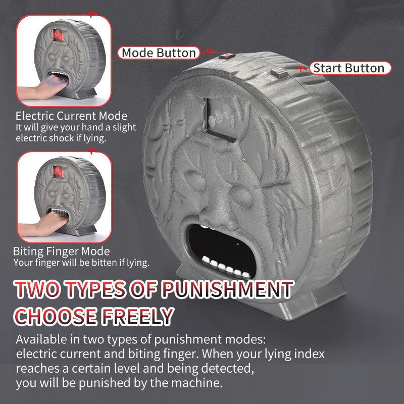 HKM-113491 Virtual Current Lie Detection Toy - Educational Game for Adult Parties - Induction Dual Punishment Modes
