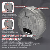 HKM-113491 Virtual Current Lie Detection Toy - Educational Game for Adult Parties - Induction Dual Punishment Modes