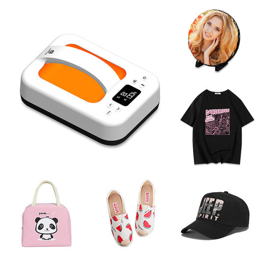 HKM-113747 Mini Portable Thermal Transfer Machine for Fabric and Metal Label Printing