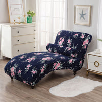 HKM-113811 All-Inclusive Stretch Armless Sofa Cover - Multiple Solid Color Options with Recliner Cover and Pillowcase