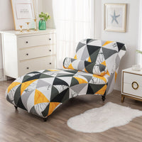 HKM-113811 All-Inclusive Stretch Armless Sofa Cover - Multiple Solid Color Options with Recliner Cover and Pillowcase