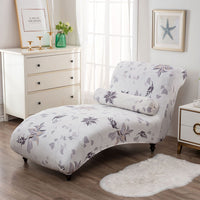 HKM-113811 All-Inclusive Stretch Armless Sofa Cover - Multiple Solid Color Options with Recliner Cover and Pillowcase