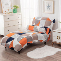 HKM-113811 All-Inclusive Stretch Armless Sofa Cover - Multiple Solid Color Options with Recliner Cover and Pillowcase