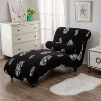 HKM-113811 All-Inclusive Stretch Armless Sofa Cover - Multiple Solid Color Options with Recliner Cover and Pillowcase