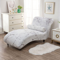 HKM-113811 All-Inclusive Stretch Armless Sofa Cover - Multiple Solid Color Options with Recliner Cover and Pillowcase
