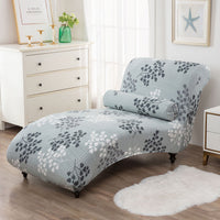 HKM-113811 All-Inclusive Stretch Armless Sofa Cover - Multiple Solid Color Options with Recliner Cover and Pillowcase
