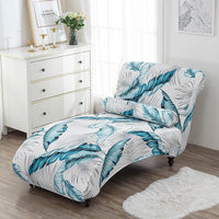 HKM-113811 All-Inclusive Stretch Armless Sofa Cover - Multiple Solid Color Options with Recliner Cover and Pillowcase