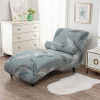 HKM-113811 All-Inclusive Stretch Armless Sofa Cover - Multiple Solid Color Options with Recliner Cover and Pillowcase