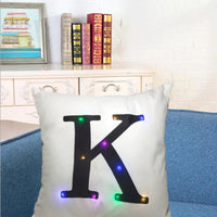 HKM-113875 Simple Modern Crystal Soft Flannel Cushion Cover 45x45cm Plain Plush Pillow Case