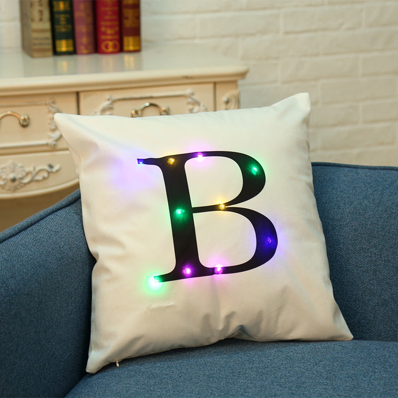 HKM-113875 Simple Modern Crystal Soft Flannel Cushion Cover 45x45cm Plain Plush Pillow Case