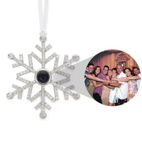 HKM-113875 Snowflake Projection Necklace in Silver, Rose Gold, and Gold - Elegant Alloy Design