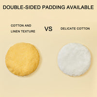 HKM-113875 Warm and Comfortable Cat Litter Nest with Imitation Linen and Flannel Filling, 40x40x25 cm