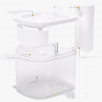 HKM-113939 Pet Water Dispenser with Wireless Induction Technology for Cats - Removable Design, USB Rechargeable