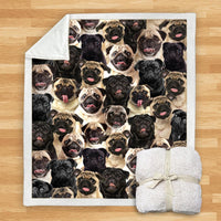HKM-114067 Modern Printed Flannel Blanket for Pets - Multiple Sizes Available (120x150CM, 150x200CM)