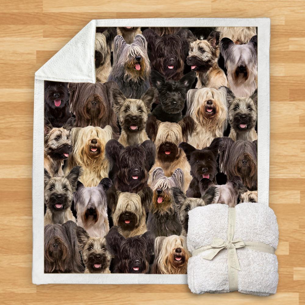 HKM-114067 Modern Printed Flannel Blanket for Pets - Multiple Sizes Available (120x150CM, 150x200CM)