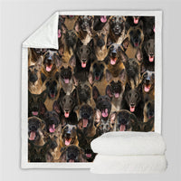 HKM-114067 Modern Printed Flannel Blanket for Pets - Multiple Sizes Available (120x150CM, 150x200CM)