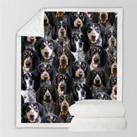 HKM-114067 Modern Printed Flannel Blanket for Pets - Multiple Sizes Available (120x150CM, 150x200CM)