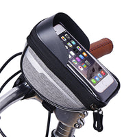HKM-114131 Bicycle Mobile Phone Holder with Touch Screen - Fits Most Phones Up to 6.4 Inches - Lightweight and Stylish