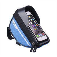 HKM-114131 Bicycle Mobile Phone Holder with Touch Screen - Fits Most Phones Up to 6.4 Inches - Lightweight and Stylish