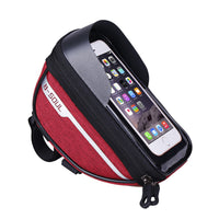 HKM-114131 Bicycle Mobile Phone Holder with Touch Screen - Fits Most Phones Up to 6.4 Inches - Lightweight and Stylish