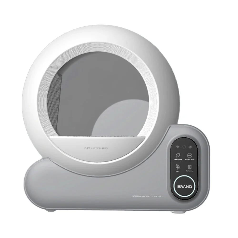KTX-114195 Automatic Self-Cleaning Cat Litter Box with App Control and Odor Control, 65L Capacity