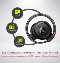 HKM-114259 Wireless Bluetooth Headphones with Noise Cancelling, Sweatproof Design, Dual Device Connectivity, and Voice Control