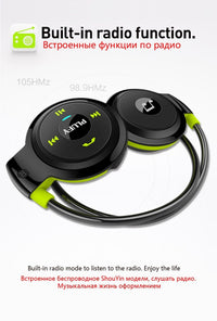 HKM-114259 Wireless Bluetooth Headphones with Noise Cancelling, Sweatproof Design, Dual Device Connectivity, and Voice Control