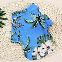 HKM-114579 Hawaiian Print Casual Dog Shirt for Small Dogs and Cats - Breathable, Comfortable, Easy to Wear
