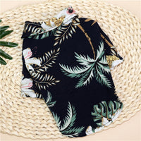 HKM-114579 Hawaiian Print Casual Dog Shirt for Small Dogs and Cats - Breathable, Comfortable, Easy to Wear