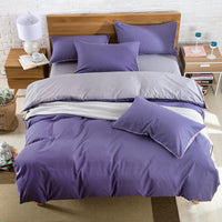 HKM-114835 Brushed Plain Bedding Set with Multiple Size Options for Comfort and Style