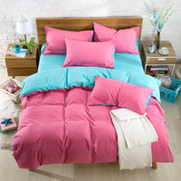 HKM-114835 Brushed Plain Bedding Set with Multiple Size Options for Comfort and Style