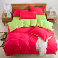 HKM-114835 Brushed Plain Bedding Set with Multiple Size Options for Comfort and Style