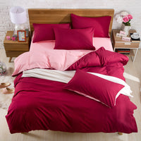 HKM-114835 Brushed Plain Bedding Set with Multiple Size Options for Comfort and Style