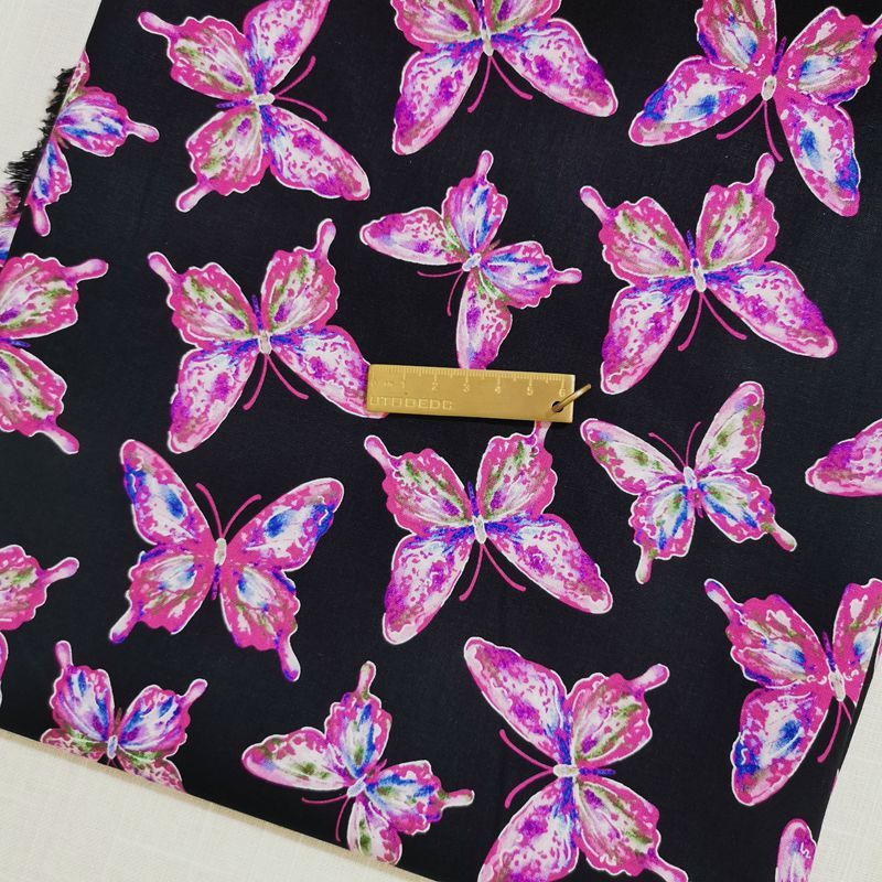HKM-114899 Decorative Pure Cotton Fabric for Patchwork, Bags and Home Design - Floral and Plant Patterns