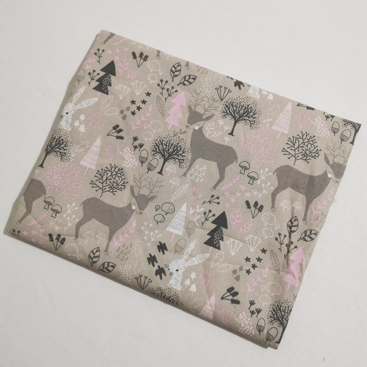HKM-114899 Decorative Pure Cotton Fabric for Patchwork, Bags and Home Design - Floral and Plant Patterns