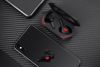 HKM-114963 Wireless Gaming Earphones with Bluetooth 5.0 and IPX5 Waterproof Rating - Black Finish