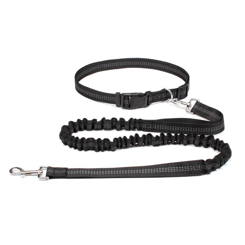 HKM-115027 Elastic Traction Rope Belt for Outdoor Pet Exercise, Adjustable Length and Cushioned Comfort
