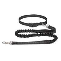 HKM-115027 Elastic Traction Rope Belt for Outdoor Pet Exercise, Adjustable Length and Cushioned Comfort