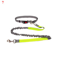 HKM-115027 Elastic Traction Rope Belt for Outdoor Pet Exercise, Adjustable Length and Cushioned Comfort