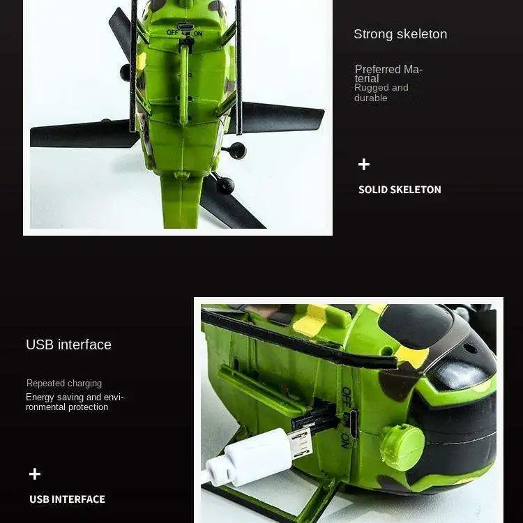 HKM-115027 Mini RC Helicopter 2.5CH - Ready-to-Fly Indoor & Outdoor Fun Toy, Remote Control 30M Range