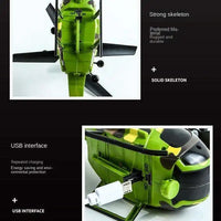 HKM-115027 Mini RC Helicopter 2.5CH - Ready-to-Fly Indoor & Outdoor Fun Toy, Remote Control 30M Range