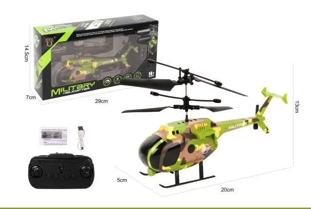 HKM-115027 Mini RC Helicopter 2.5CH - Ready-to-Fly Indoor & Outdoor Fun Toy, Remote Control 30M Range