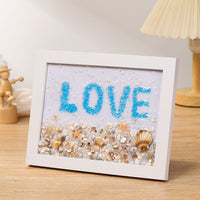 HKM-115155 Decorative Glass Painting Photo Frame Kit for Creative Home Decoration