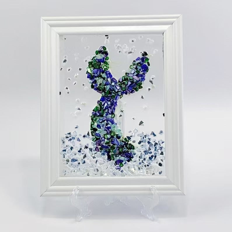 HKM-115155 Decorative Glass Painting Photo Frame Kit for Creative Home Decoration