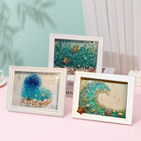 HKM-115155 Decorative Glass Painting Photo Frame Kit for Creative Home Decoration