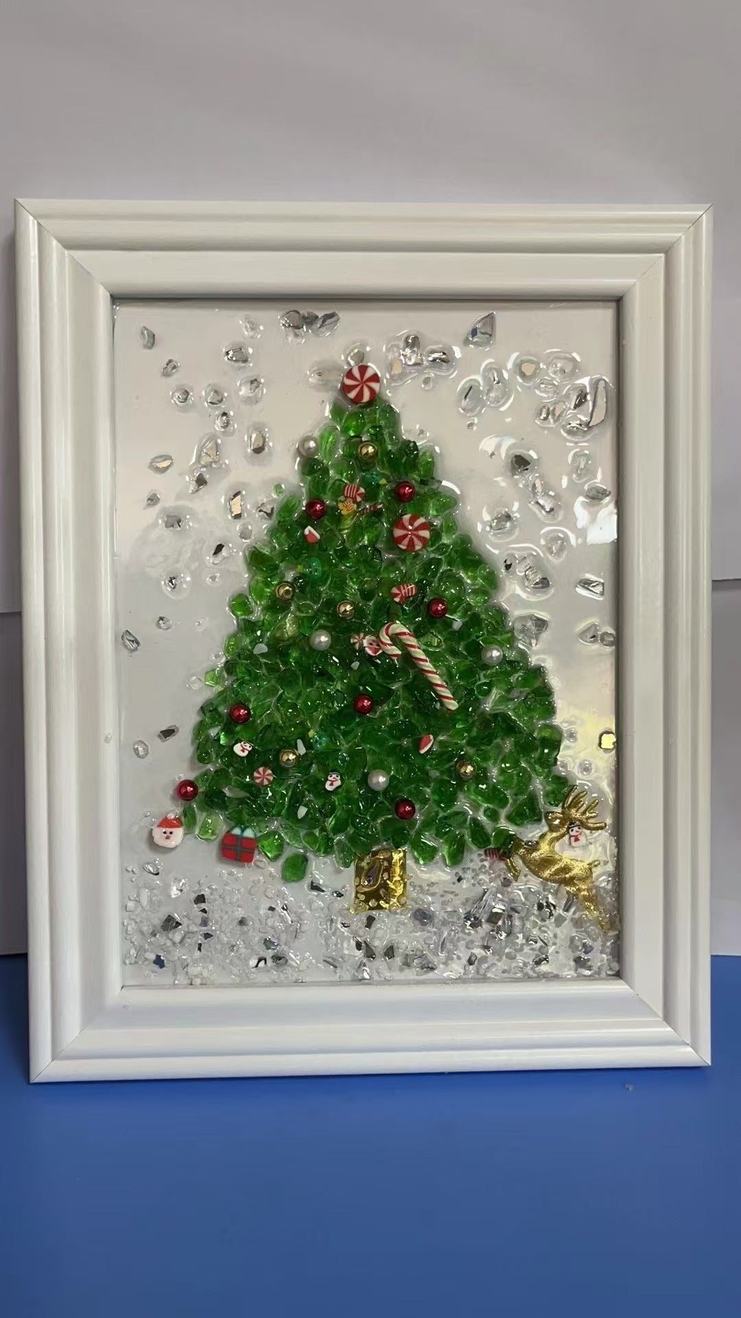 HKM-115155 Decorative Glass Painting Photo Frame Kit for Creative Home Decoration